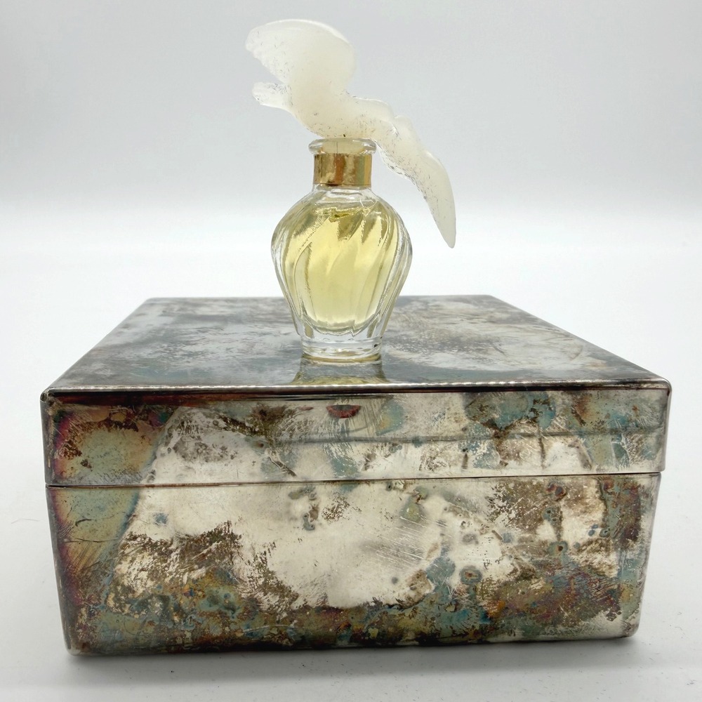 Vintage Nina Ricci L'Air du Temps Mini Perfume Dove Stopper w/ Display Box